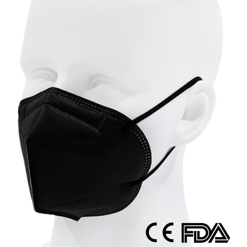 Cubrebocas Kn95 Tapabocas Mascarilla Negro 1 Paquete 10 Piezas 