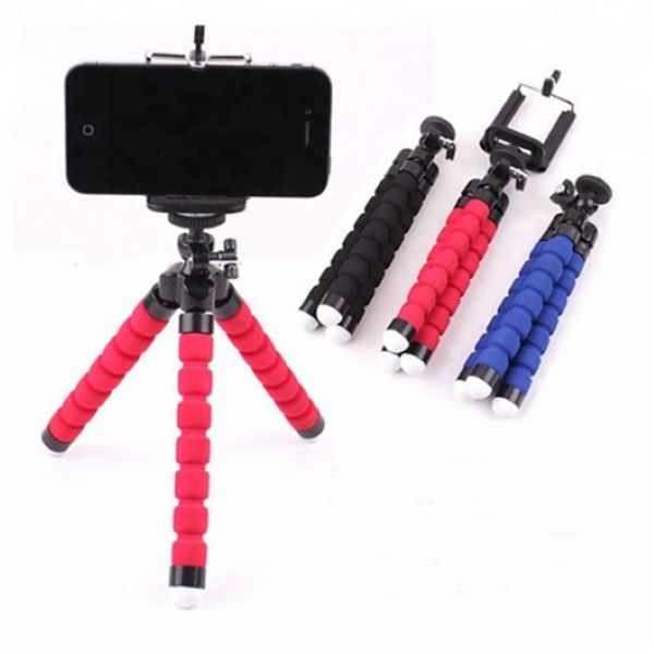 Octopus Tripie Soporte Para Celular O Camara Con Abrazadera