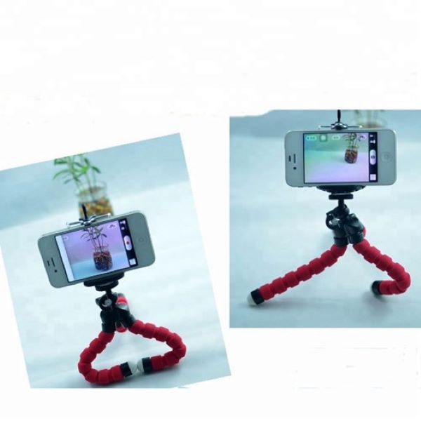 Octopus Tripie Soporte Para Celular O Camara Con Abrazadera