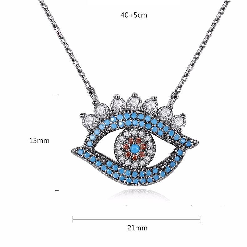 Amuleto Protección Mal Ojo Turco Corazón Amor Novia Esposa Swarovski Element