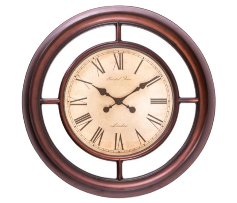 Reloj de Pared Decorativo Clasico Elegante con Vistas de Espejo Grande 64cm London