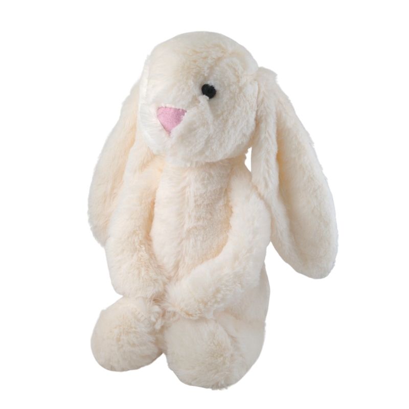 LBP Peluche Conejo, Suave, Color Blanco Hueso  Conejito de Peluche con Orejas Largas, 36 cm (14In)