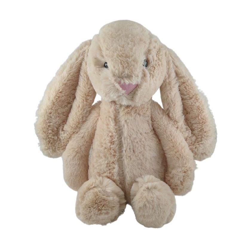 LBP Peluche Conejo, Suave, Color Beige, Conejito de Peluche con Orejas Largas, 36 cm (14in)