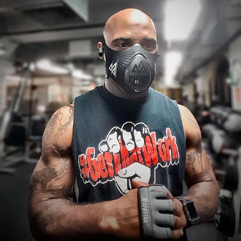 Training Mask 3.0 Mascara Cubrebocas Deportivo Crossfit Mma Box Envio Gratis