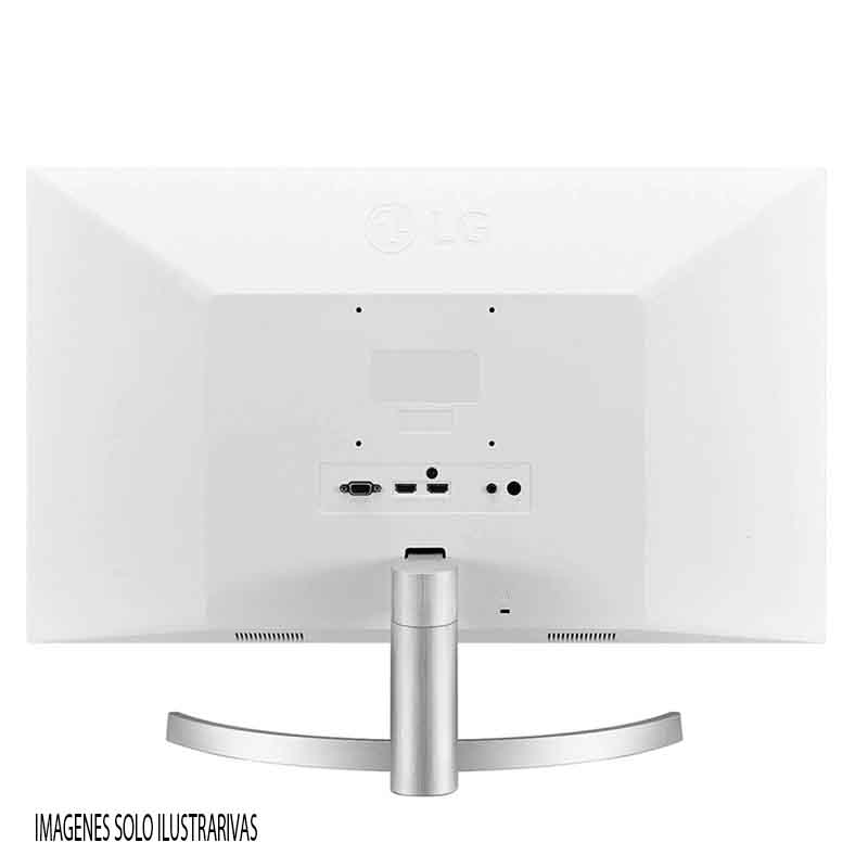 Monitor LG 27 Pulgadas Blanco Full Hd 1920 X 1080 Vga Hdmi 27MK600M .