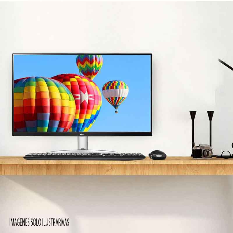 Monitor LG 27 Pulgadas Blanco Full Hd 1920 X 1080 Vga Hdmi 27MK600M .