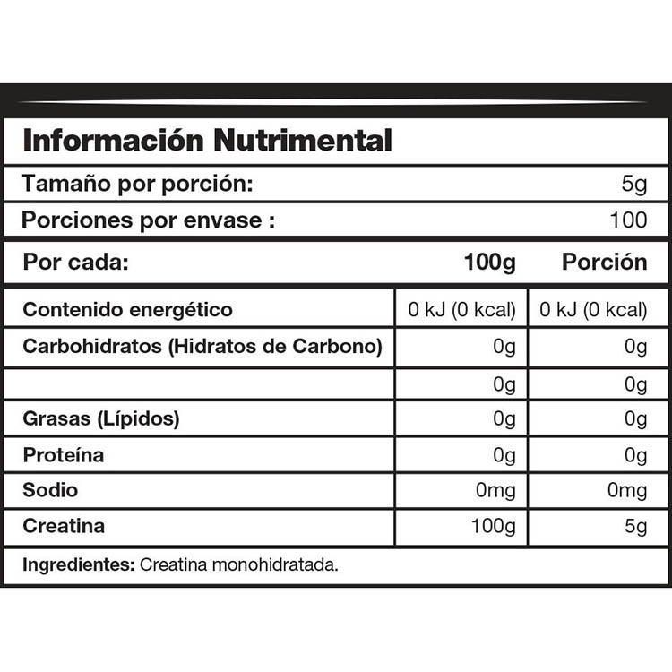 Creatina 500g - MDN Sports 