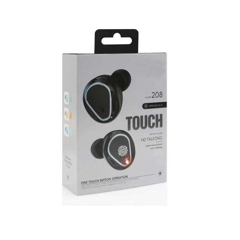 Aud fonos inal mbricos bluetooth twins 208 audio HD y sensores