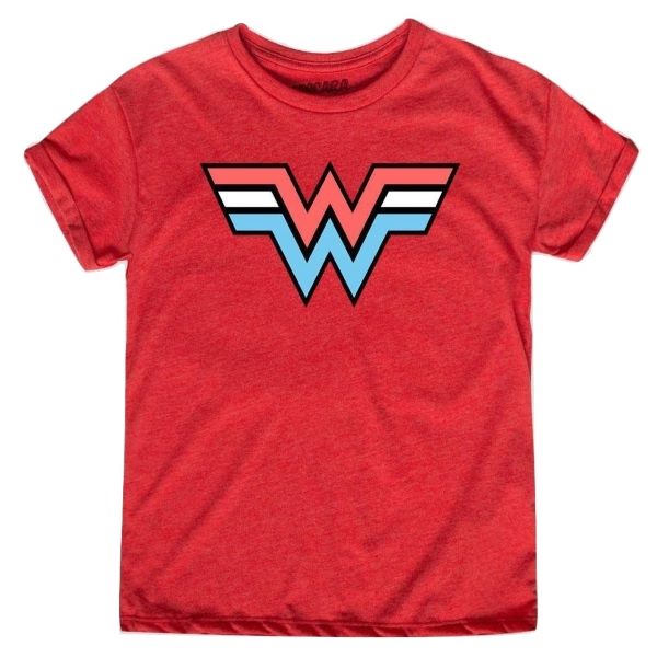 Playera Mascara de Latex Mujer Maravilla Wonder Emblem