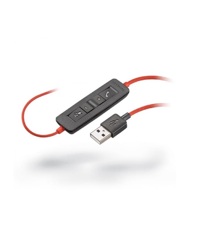 Audifonos PLANTRONICS C3220 USB-A Negro USB DIADEMA VENTAS NEGOCIOS VIDEO LLAMADA CABLE LAP PC MIC