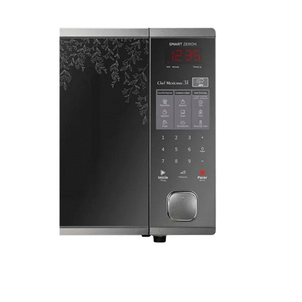 Horno De Microondas Winia Daewoo Grande Gris Espejo Hermoso Kor-164hmdtlg