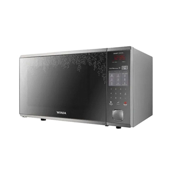 Horno De Microondas Winia Daewoo Grande Gris Espejo Hermoso Kor-164hmdtlg