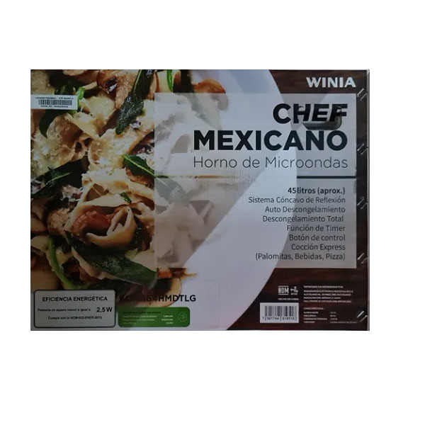 Horno De Microondas Winia Daewoo Grande Gris Espejo Hermoso Kor-164hmdtlg