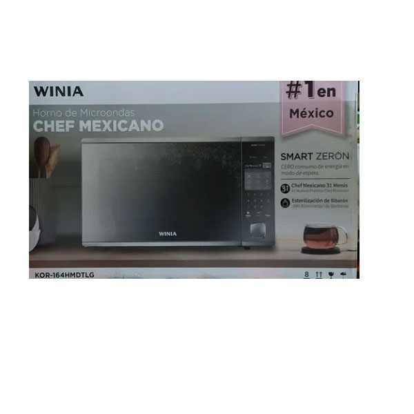 Horno De Microondas Winia Daewoo Grande Gris Espejo Hermoso Kor-164hmdtlg