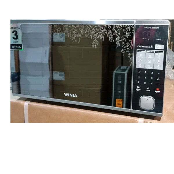 Horno De Microondas Winia Daewoo Grande Gris Espejo Hermoso Kor-164hmdtlg