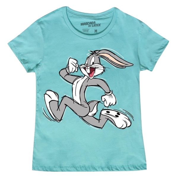Playera Mascara de Latex Mujer Conejo Bugs Bunny