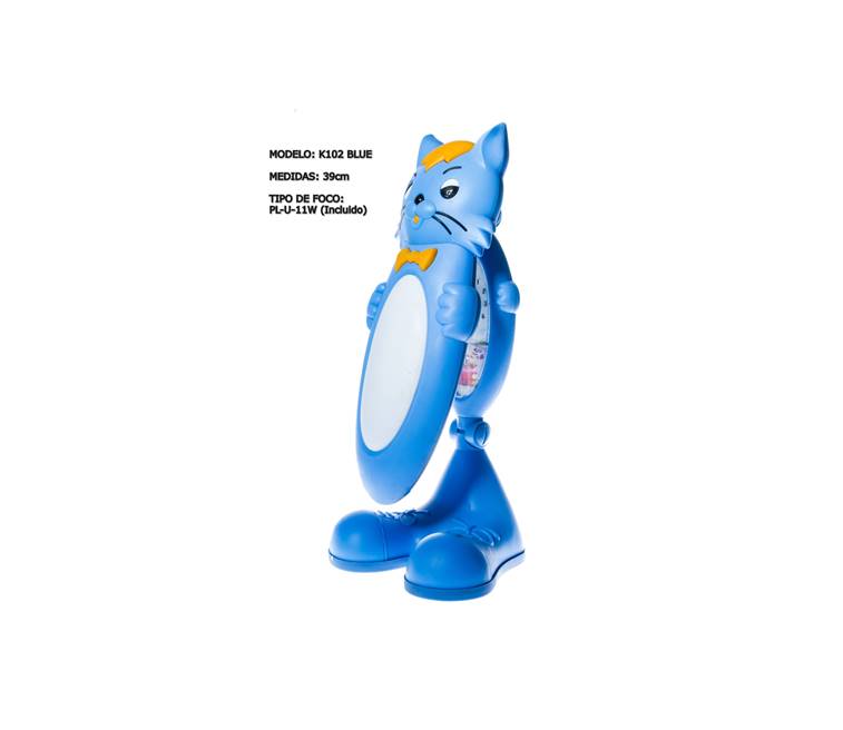 Lampara de Mesa Infantil 5 K102 Azul 39x10x39 cm