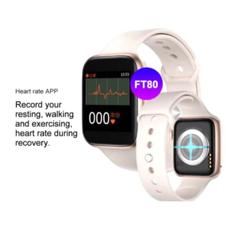 Smartwatch Reloj Inteligente Ft80 Llamadas Y Música Blanco