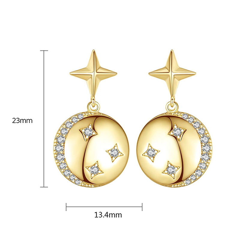 Set San Valentín Amor Día Mamá Corazón Estrella Luna Swarovski E