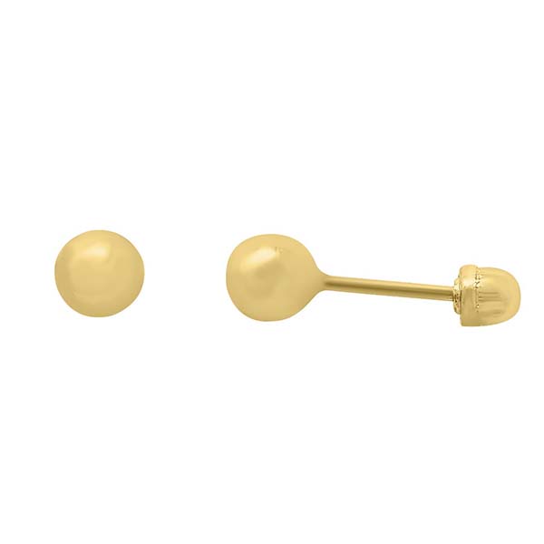 Broqueles Dormilonas  Oro 10 Kilates + Regalo