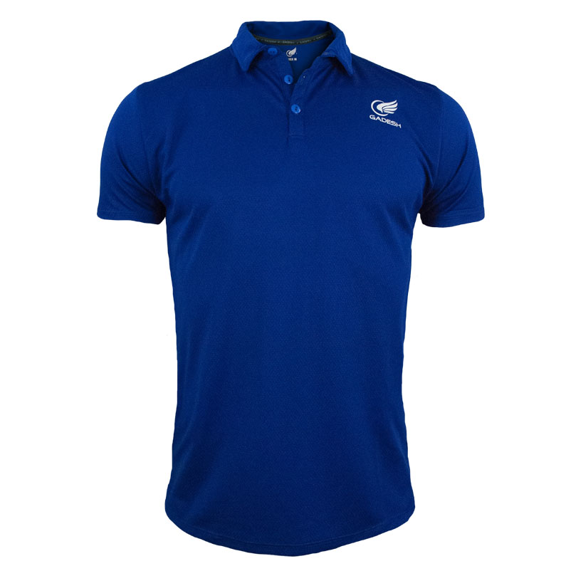 PLAYERA TIPO POLO AZUL REY ELEGANTE DEPORTIVA GADESH SPORT