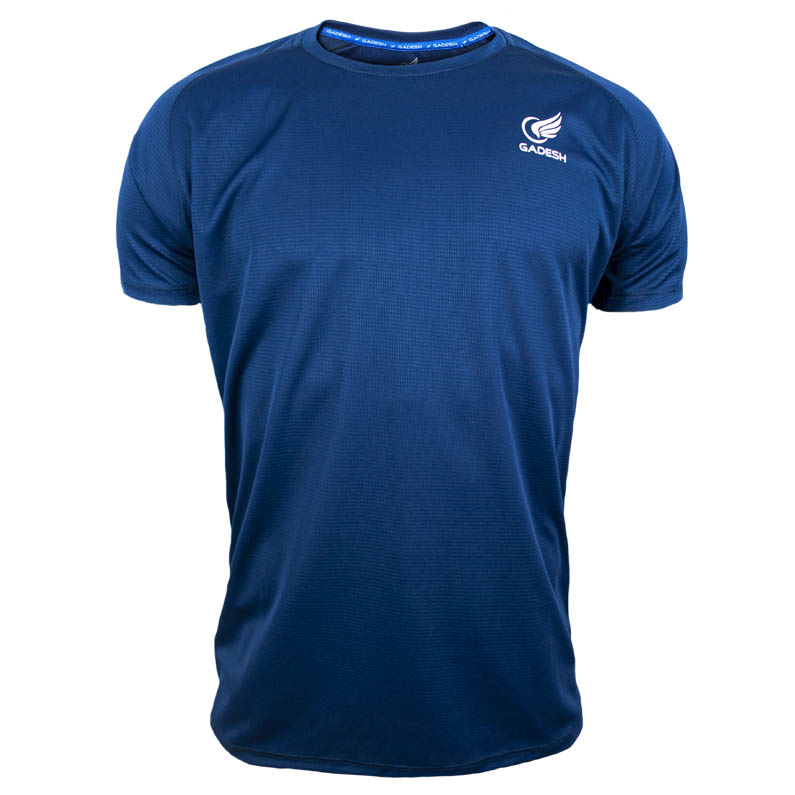 PLAYERA AZUL MARINO CUELLO REDONDO GADESH SPORT