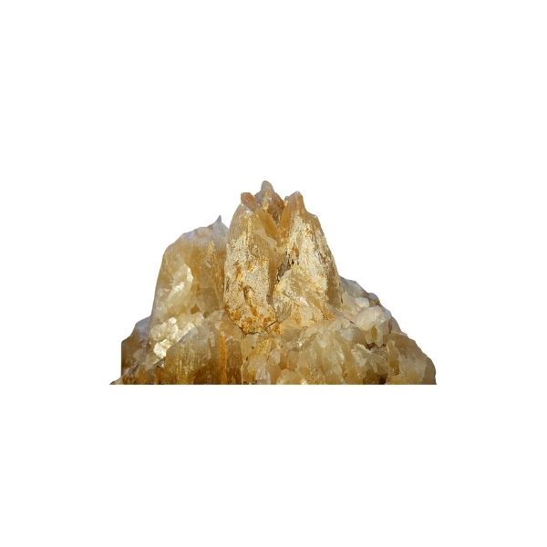 Cuarzo Citrino Grande En Bruto Grande Piedra Cristal