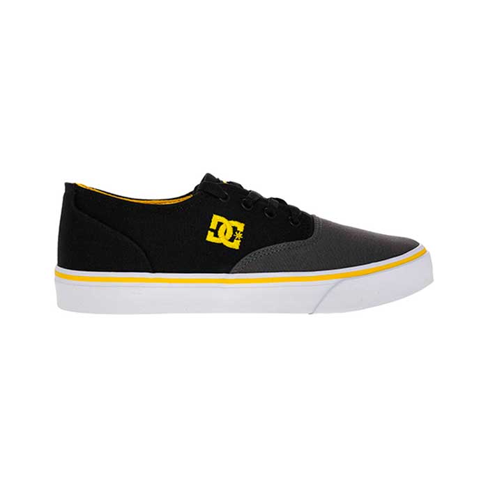 Tenis Dc Shoes Unisex Flash 2 Tx Negro/Amarillo ADYS300417XKSY