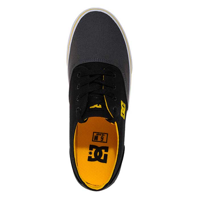 Tenis Dc Shoes Unisex Flash 2 Tx Negro/Amarillo ADYS300417XKSY