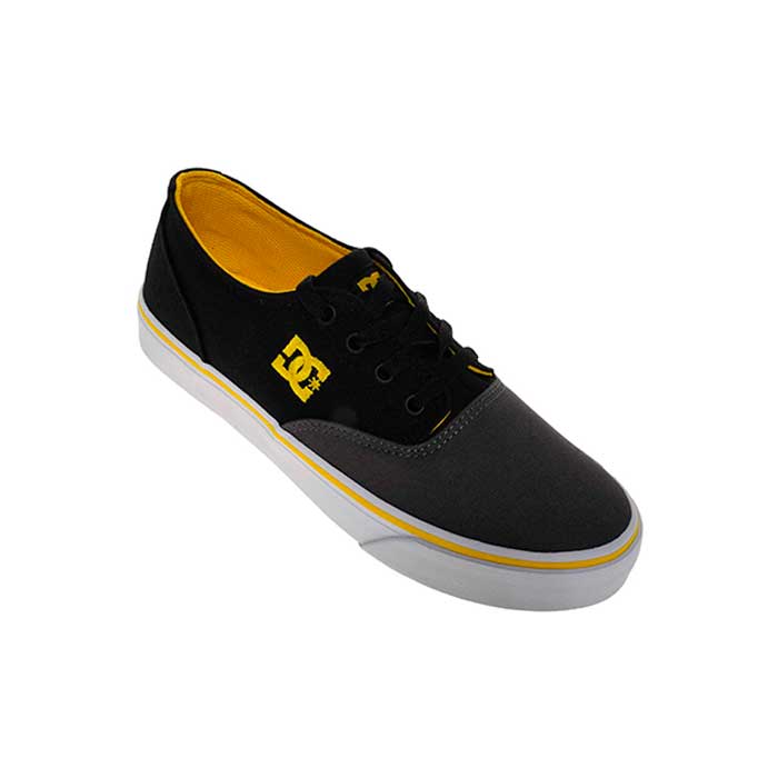 Tenis Dc Shoes Unisex Flash 2 Tx Negro/Amarillo ADYS300417XKSY