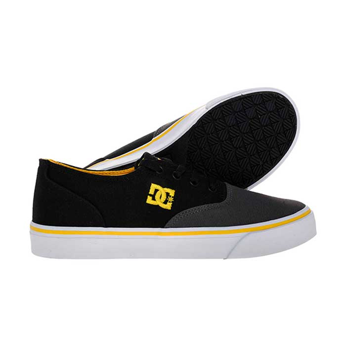 Tenis Dc Shoes Unisex Flash 2 Tx Negro/Amarillo ADYS300417XKSY