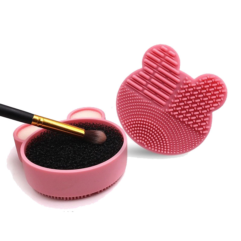 Set limpiador de brochas tapete, esponja y silicón portable