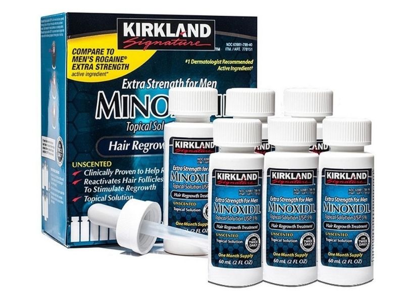 Minoxidil 5 Tratamiento Cabello Y Barba 60ml 6 Pack