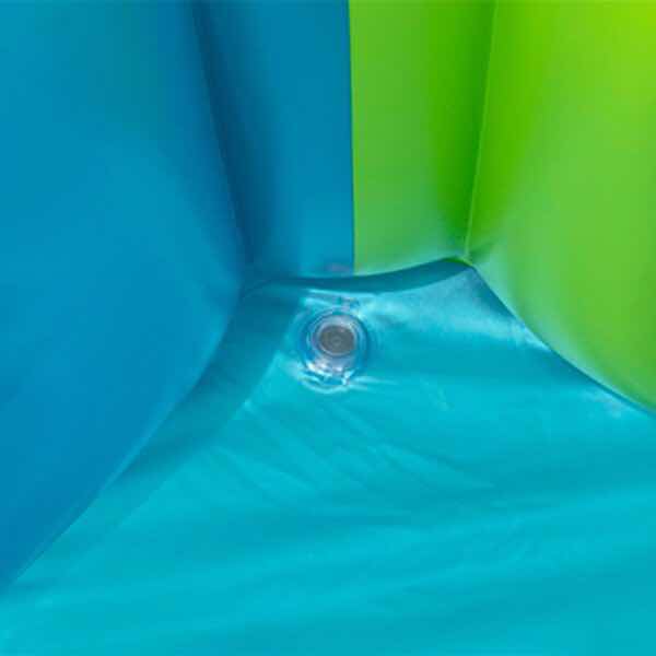 Alberca Piscina Inflable Infantil Cuadrada con Ventanas Infantil 1.68 x 1.68 cm