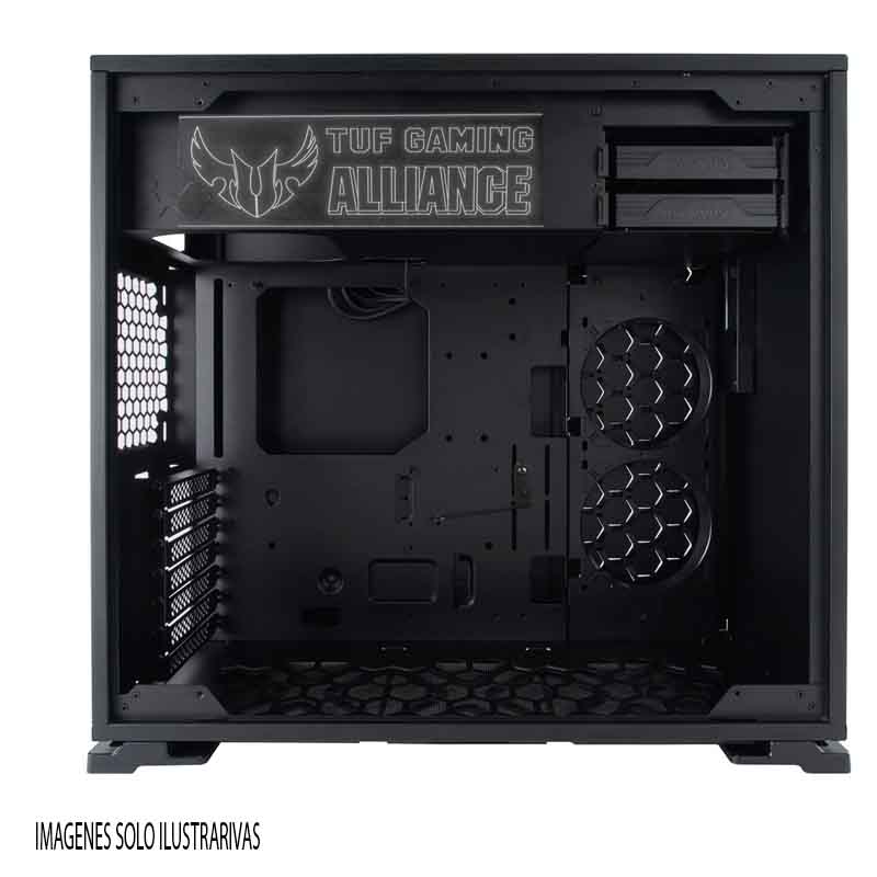 GABINETE INWIN 101 TUF GAMER NEGRO RGB ATX S/FUENTE CRISTAL IW-101TUFGAMER