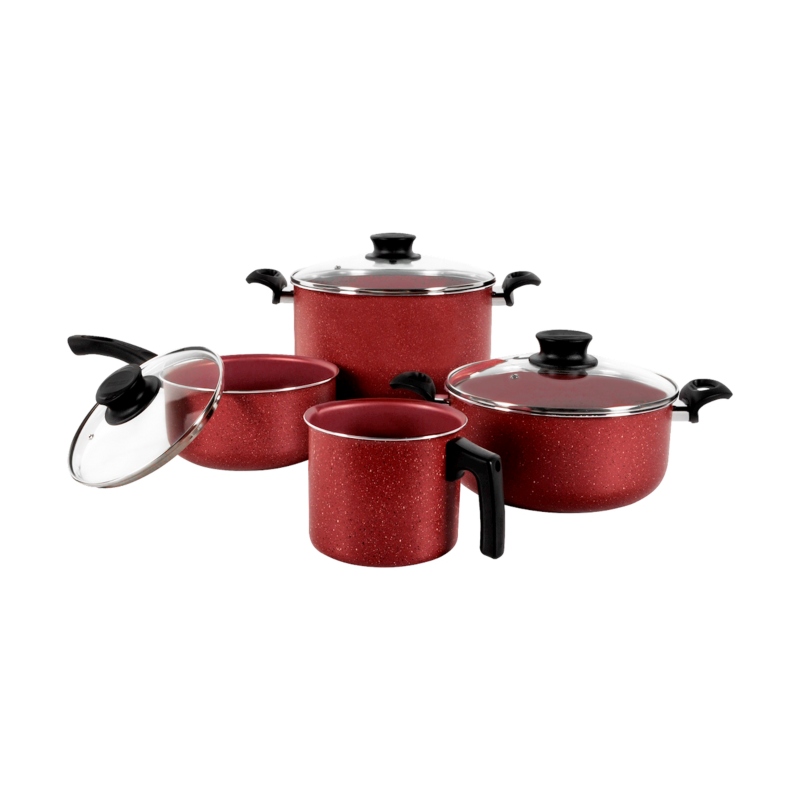 BATERIA TRAMONTINA 32200308 GENOVA 15 PIEZAS ROJA END1D