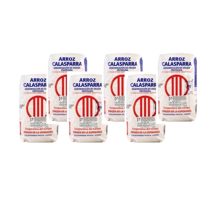 Arroz Calasparra Virgen Esperanza D.o. 6 Pzas C/u 1 Kilo