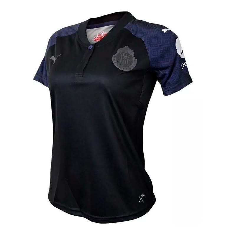 JERSEY PLAYERA PUMA CHIVAS DEL GUADALAJARA NEGRA PARA DAMA