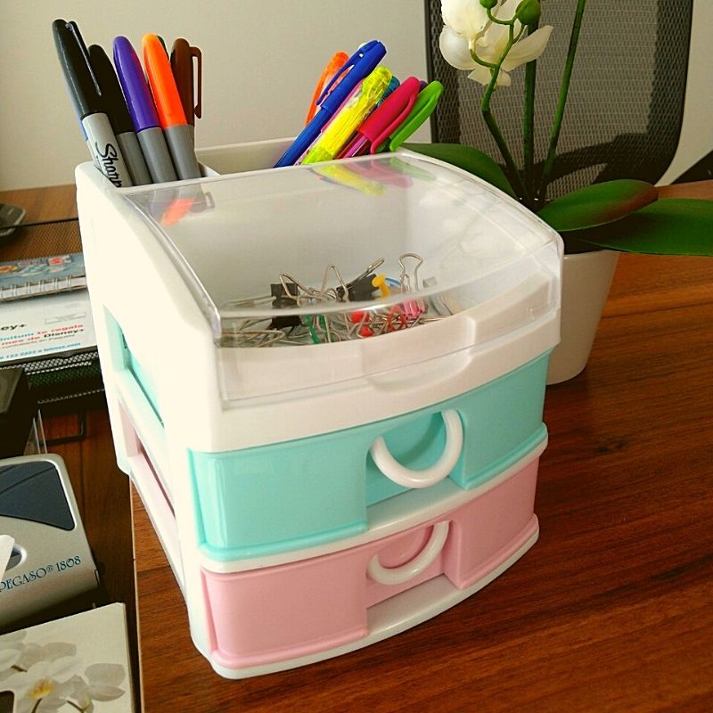 Caja Organizador Plástico con Cajones, LBP, Cajonera, 3 Niveles, 19cm -Colores