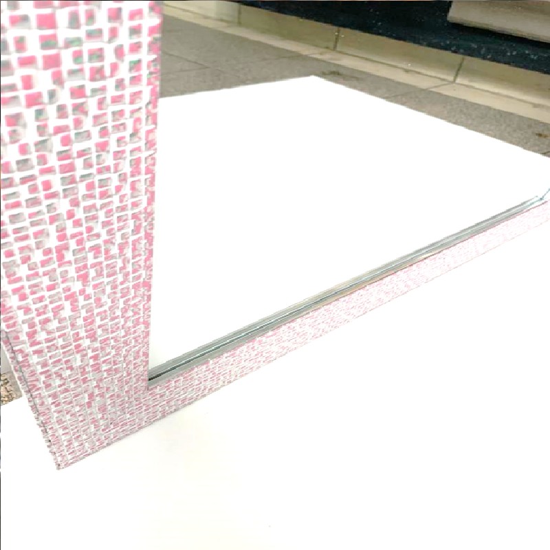Hermoso Espejo Color Rosa y Blanco