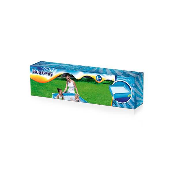 Alberca Piscina Desmontable Estructural Tubular Infantil Cuadrada Para Niños 1.22m X 35 Cm 365 L