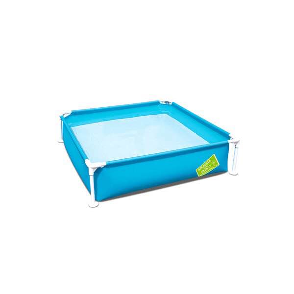 Alberca Piscina Desmontable Estructural Tubular Infantil Cuadrada Para Niños 1.22m X 35 Cm 365 L