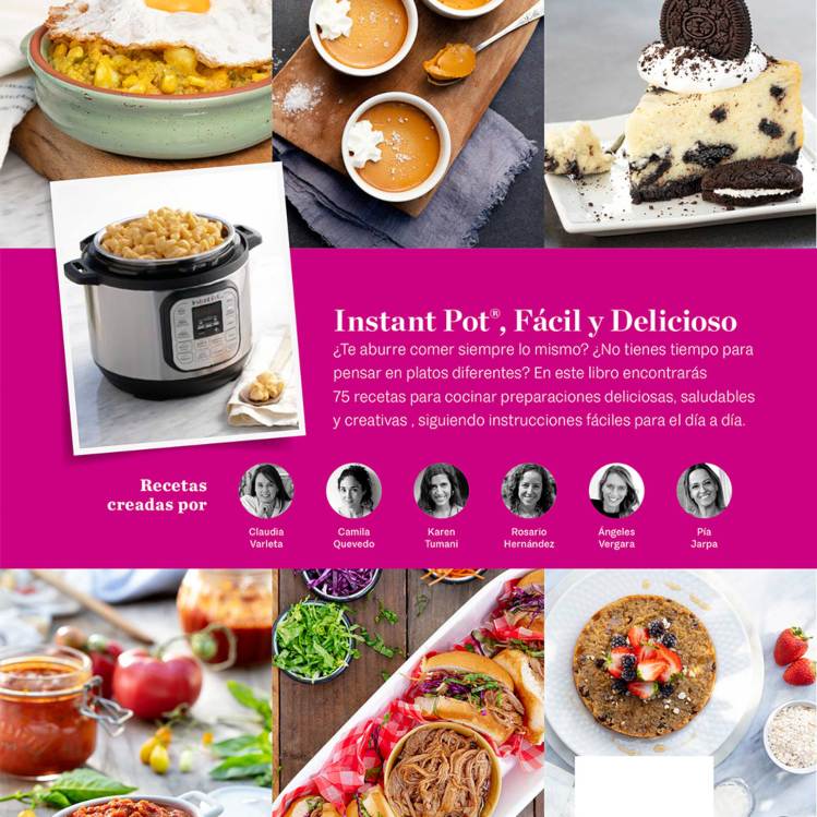 Libro de Cocina Instant Pot Fácil y Delicioso