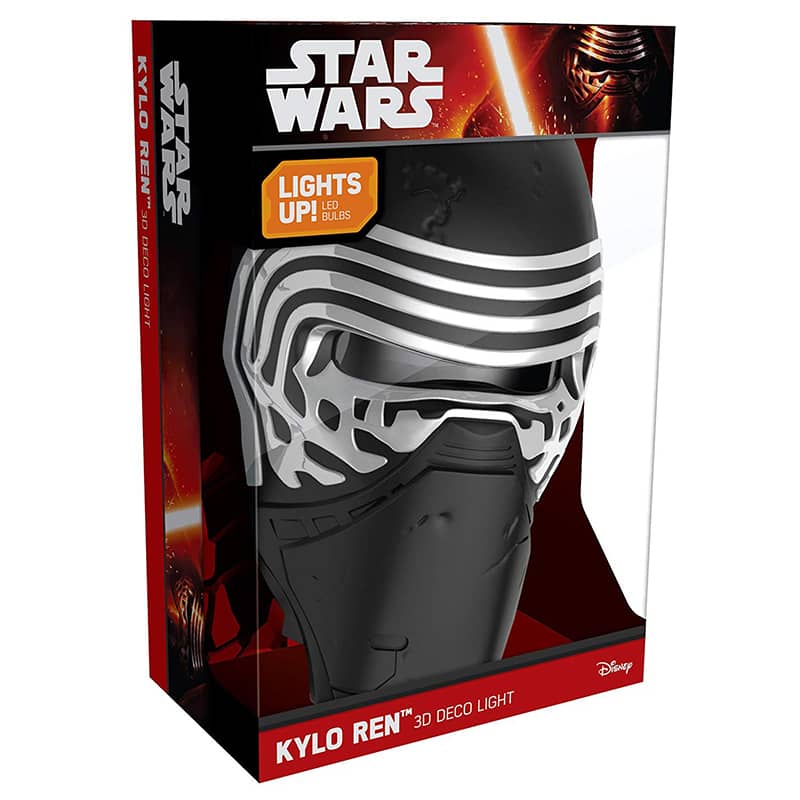 Lampara 3d Casco Kylo Ren Star Wars 3dlightfx