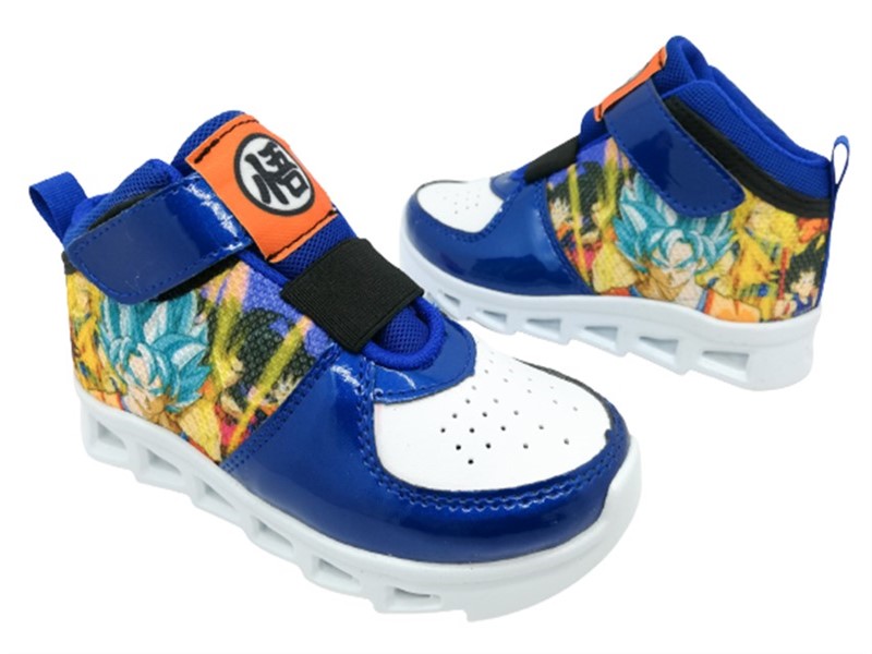 TENIS NIÑO LUCES LEDS DRAGON BALL Z SUPER GOKU 2000-1