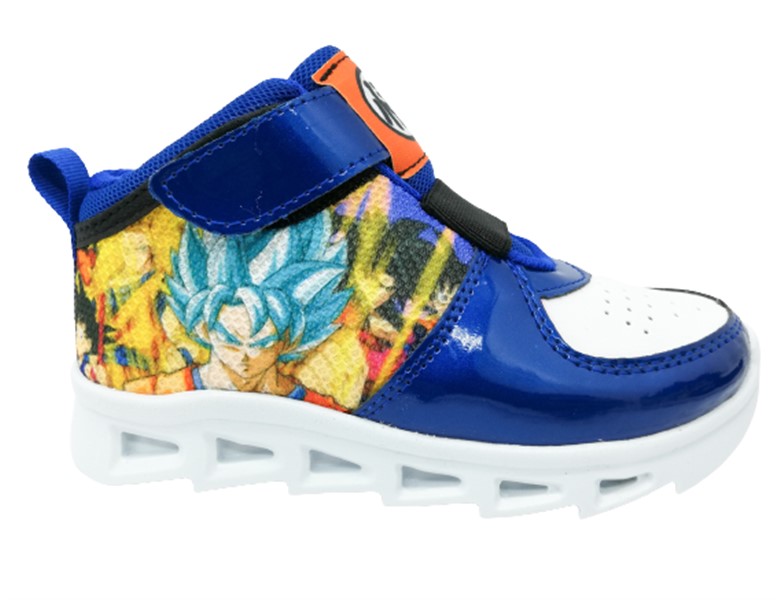 TENIS NIÑO LUCES LEDS DRAGON BALL Z SUPER GOKU 2000-1