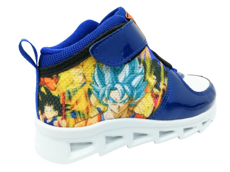 TENIS NIÑO LUCES LEDS DRAGON BALL Z SUPER GOKU 2000-1