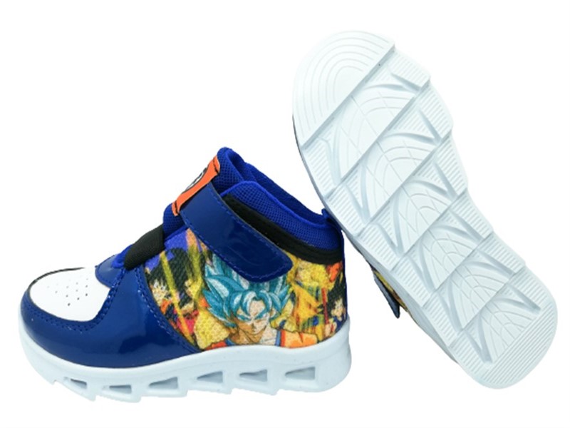 TENIS NIÑO LUCES LEDS DRAGON BALL Z SUPER GOKU 2000-1
