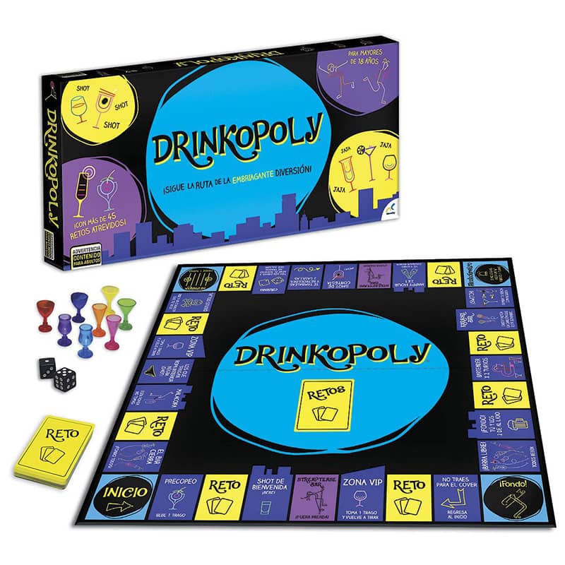 Drinkopoly Sigue La Ruta De La Embriagante Diversión +18