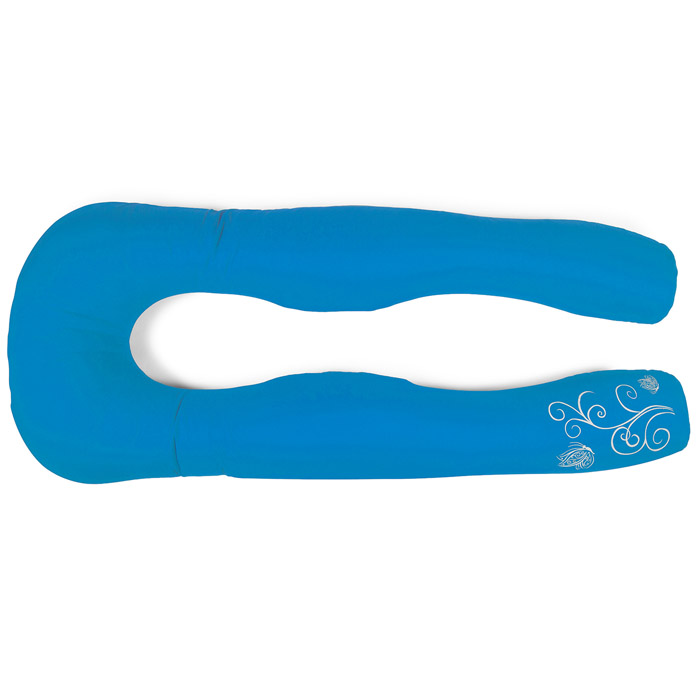 Almohada de embarazo y lactancia "Herradura" relleno microgel cojín